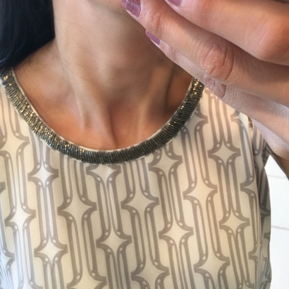 Patterned tunic top - Picture 3 of 4